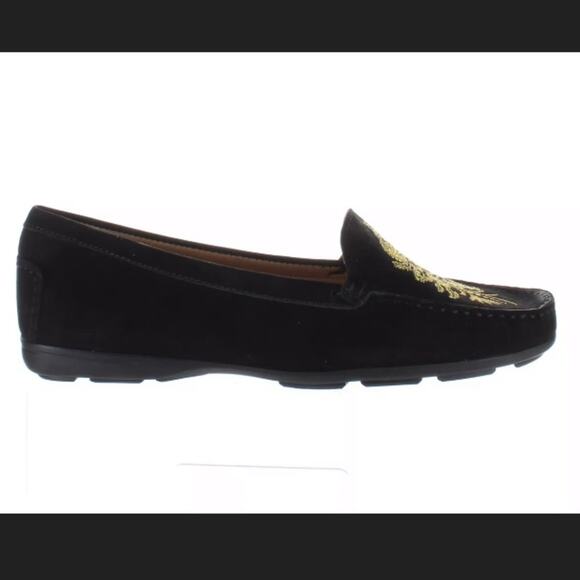 Drivers Club USA Nashville Black Nobuck Loafers - Picture 4 of 7